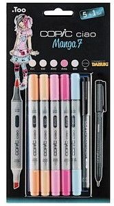 Copic - Marker - Manga 7 - Grijs - 5 Kleuren - Niet Giftig