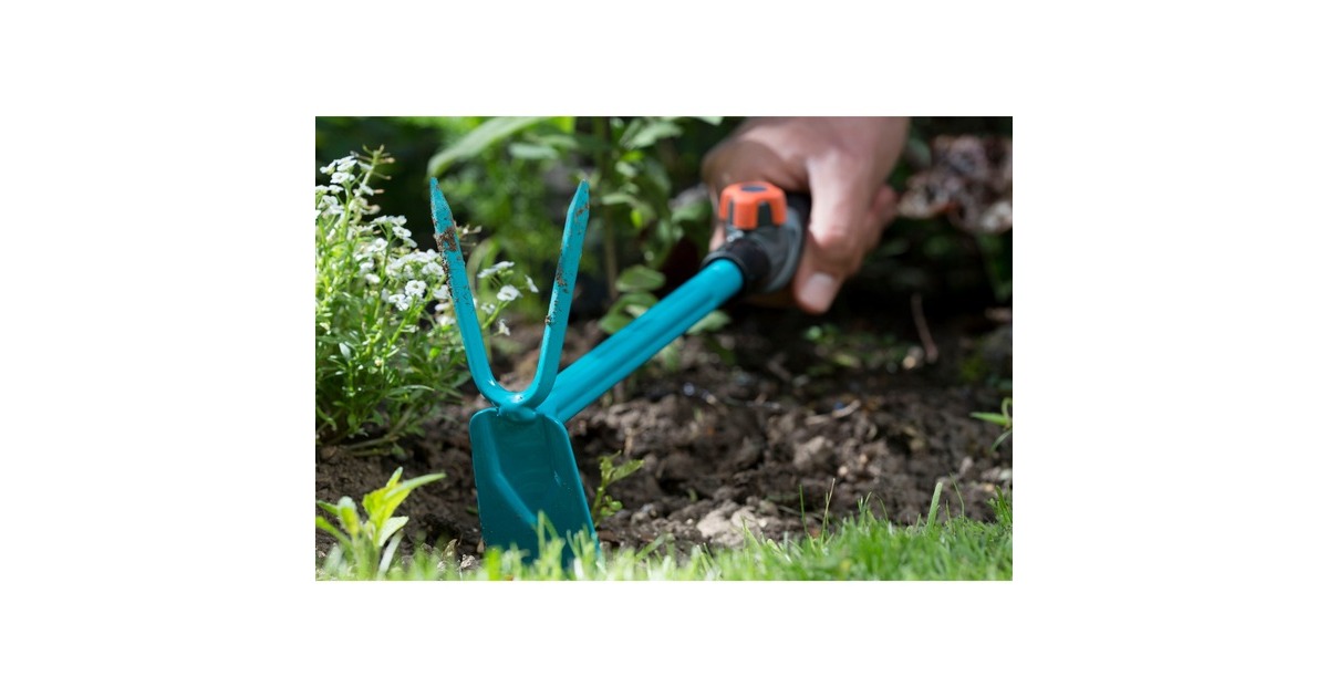 GARDENACombisystem handhark schoffel  (Turquoise, 8913-20)