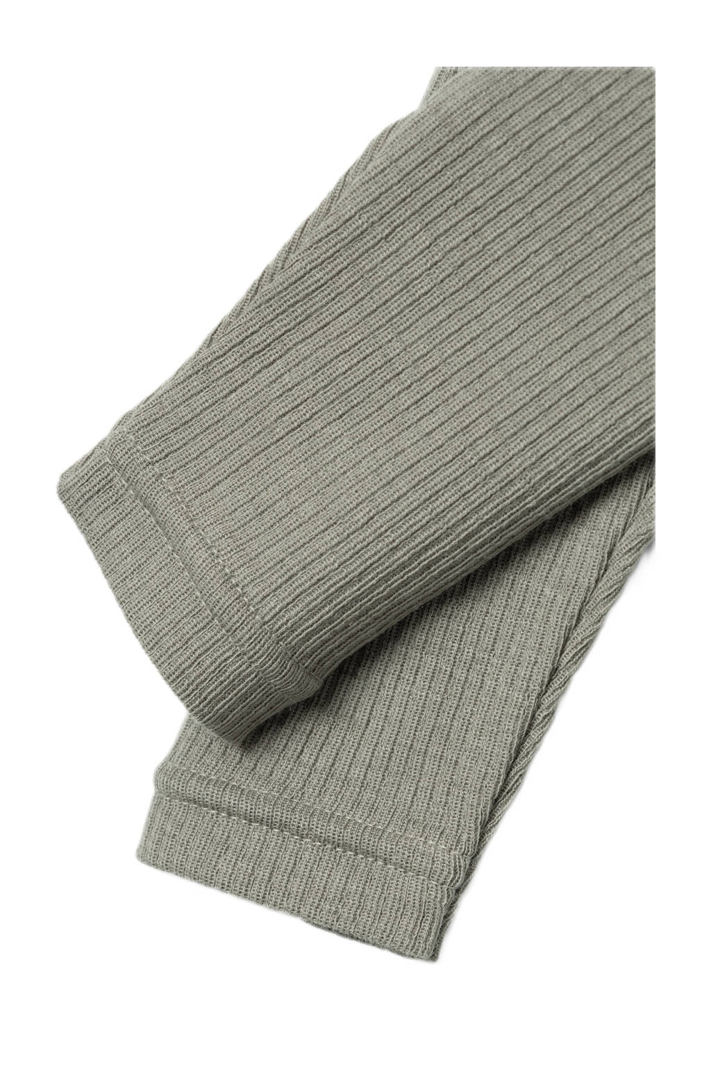 LIL' ATELIER baby broek NBMFABLEvan merinowol grijs
