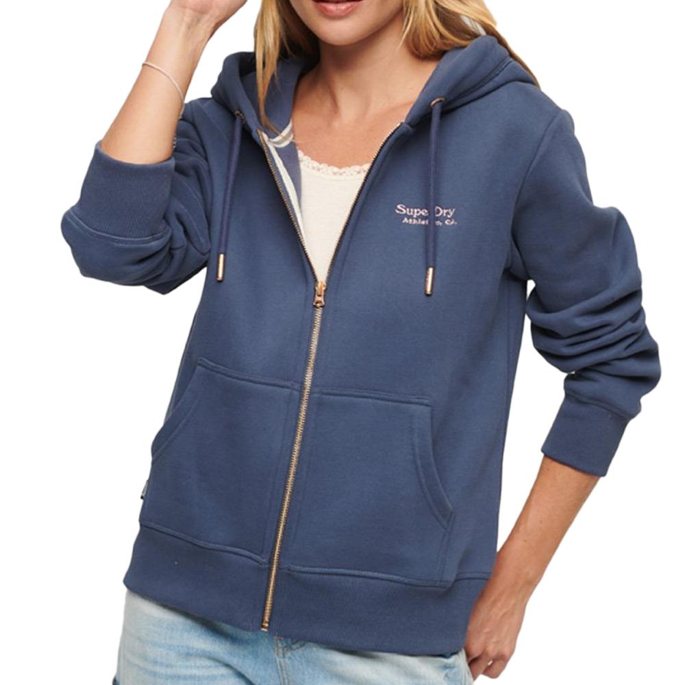 Superdry Sweat Zippé Marine Femme Superdry W2012047A