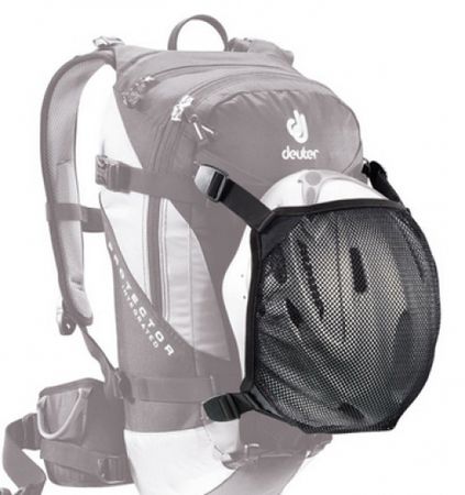 HELMHALTER f. Deuter Rucksäcke mit Befestigungsschlaufen  schwarz