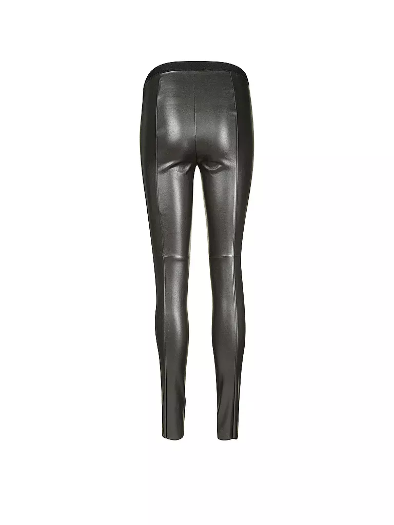 MARC CAIN Leggings in Lederoptik braun