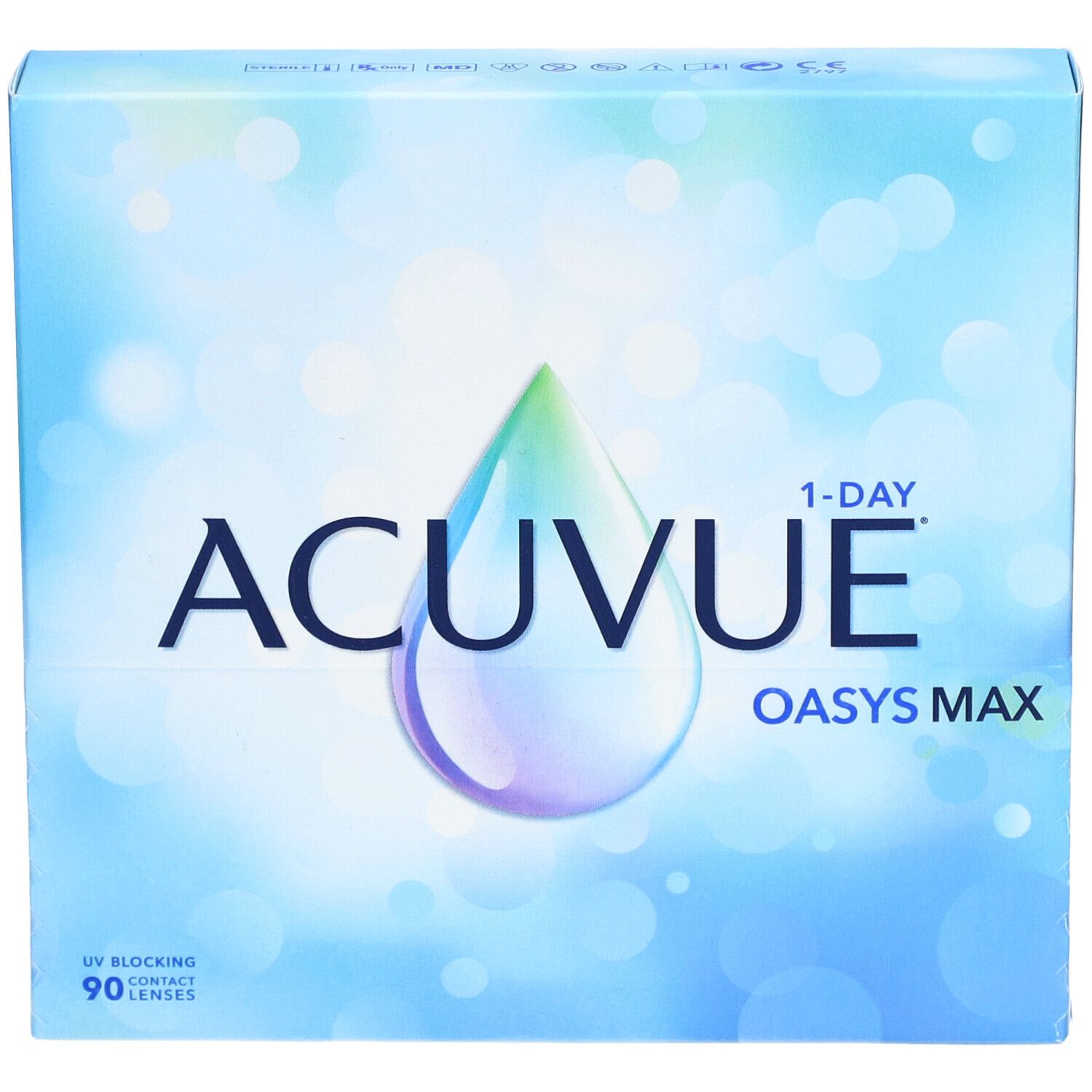 Acuvue® 1-Day oasys MAX Basiskurve 8.5 Tageslinse