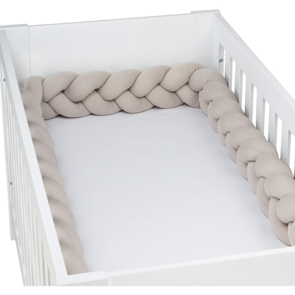 Køb babybay® Flettet Sengerand Beige 280 Cm
