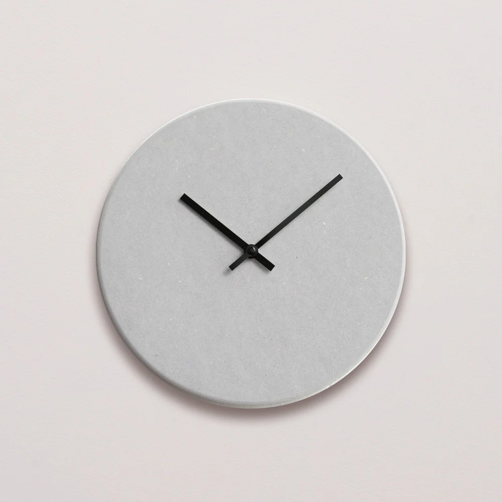 Hemverk  Shape vægur, White Grey - Ø28 cm.