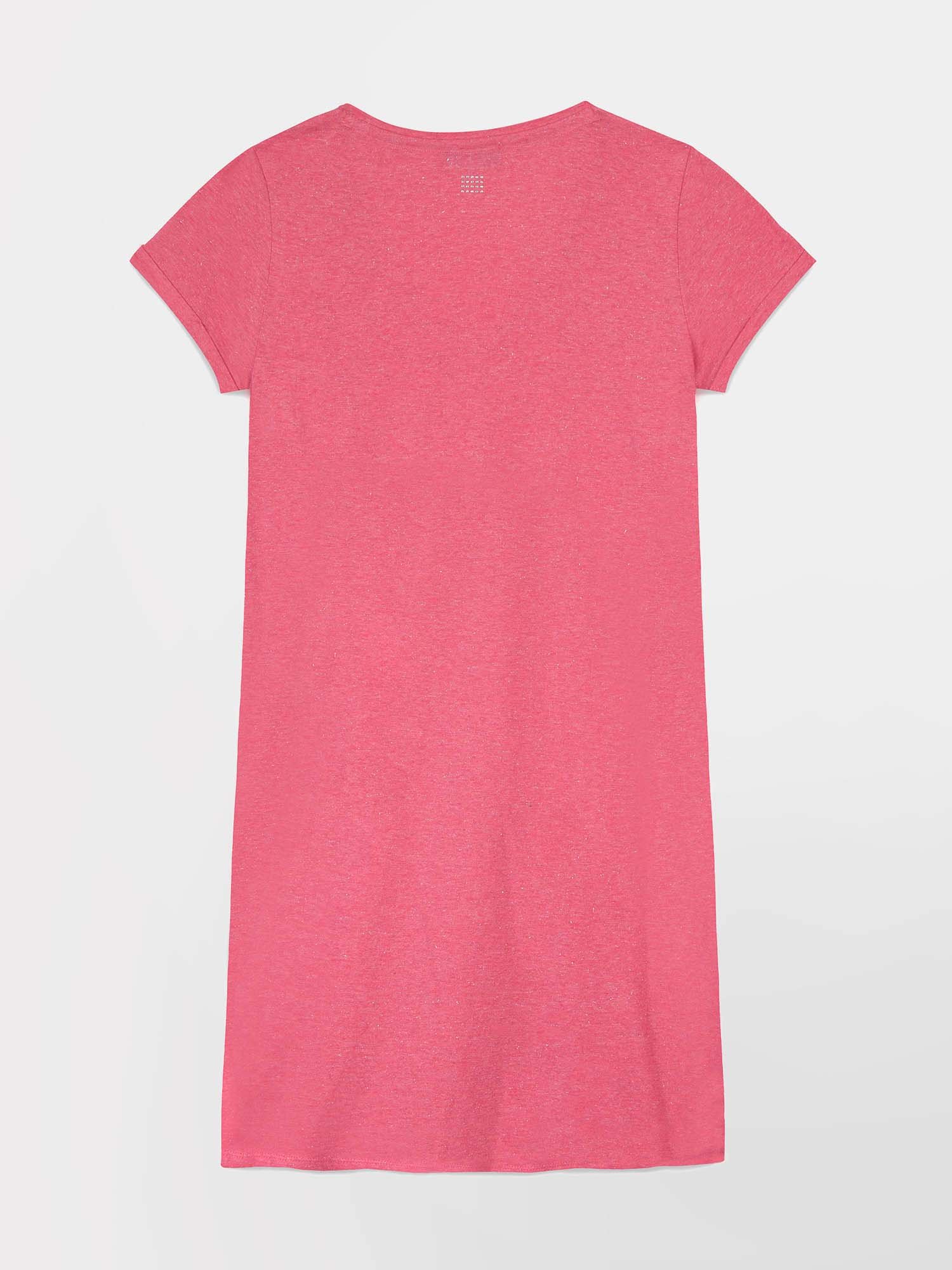 Robe Femme Jersey Coton Rose Fushia