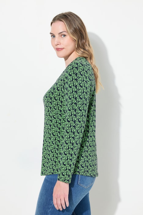 T-Shirt, Rundhals, Langarm, OEKO-TEX Made in Green