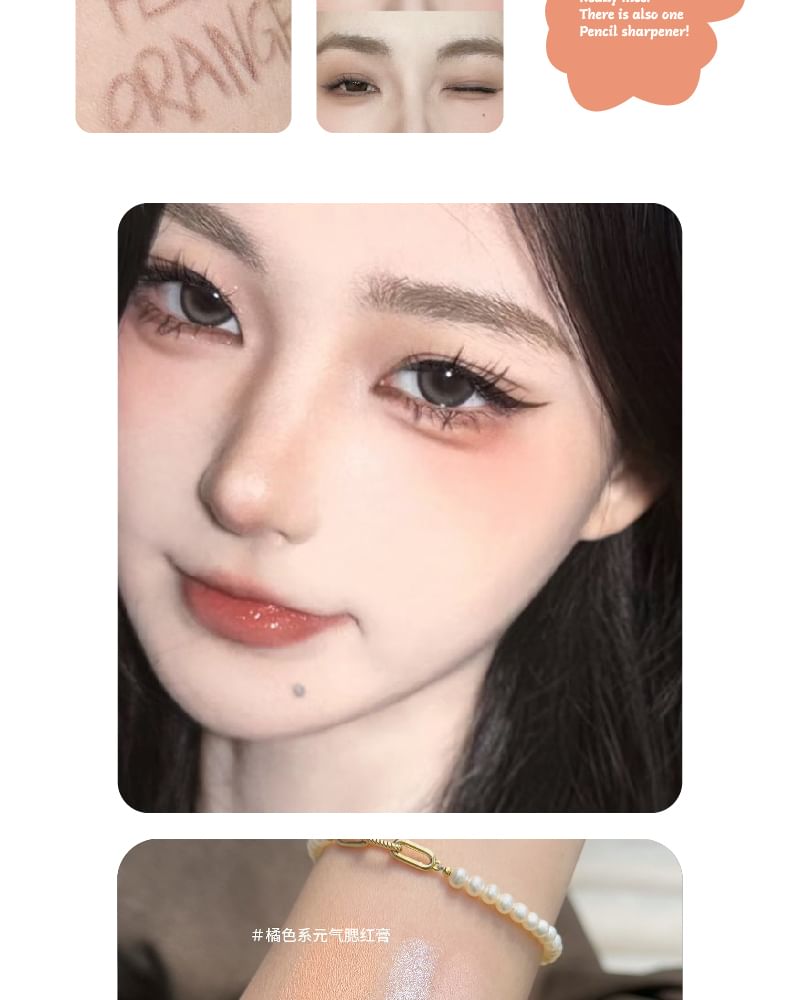HERORANGE - Set van 6: Energetische oranje make-up geschenkdoos - Oranje