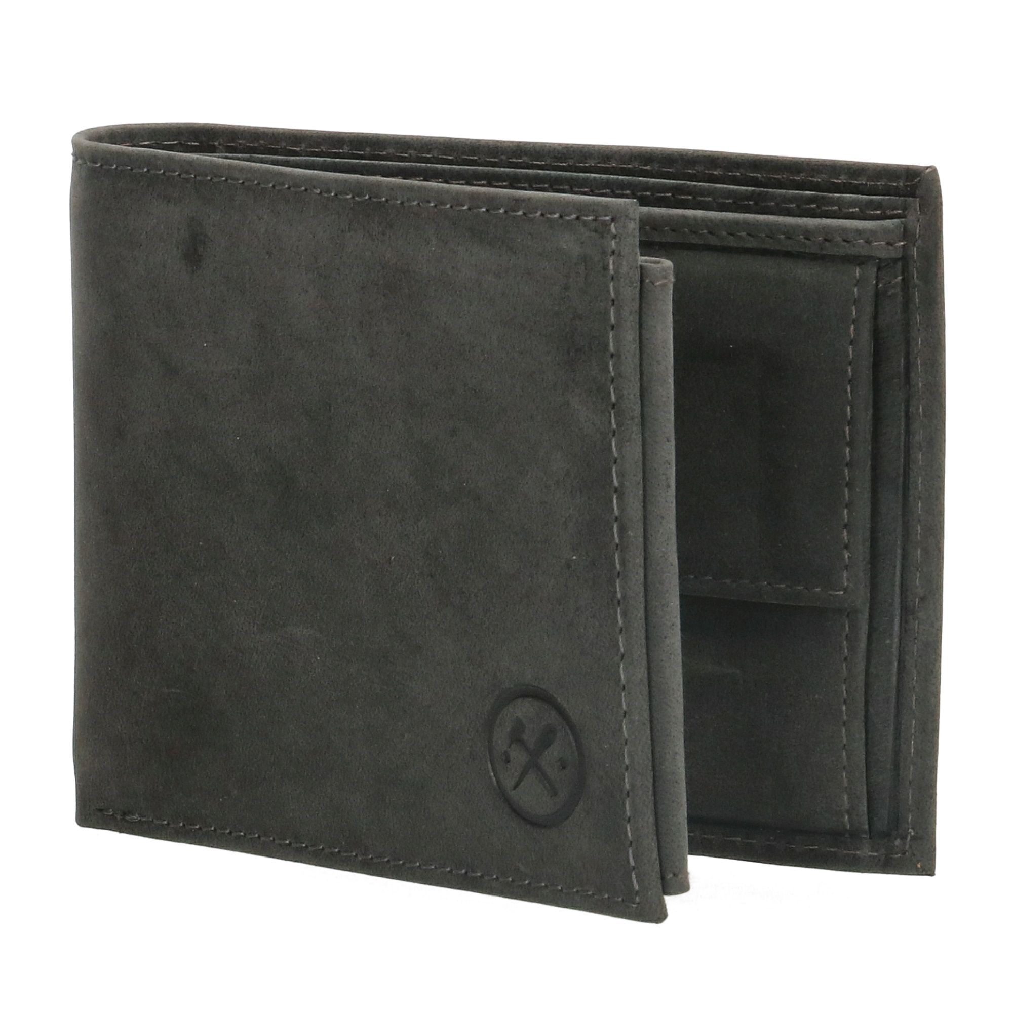Hide & Stitches Idaho Portemonnee Billfold Zwart