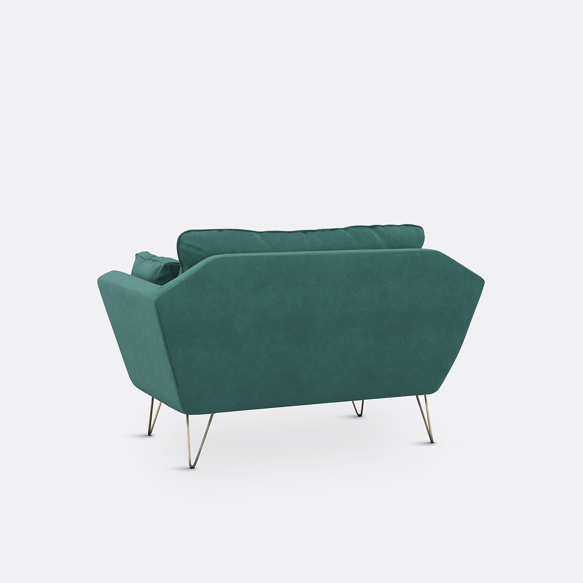 LA REDOUTE INTERIEURS<br>Poltrona XL em fluweel Topim