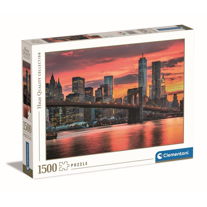Puzzle - New York - East River at Dusk - 1500 Teile