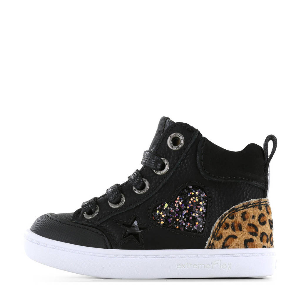 Shoesme leren sneakers zwart