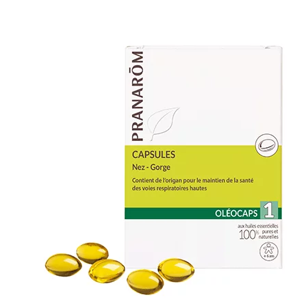 Oleocaps 1 Nez Gorge - 30 capsules