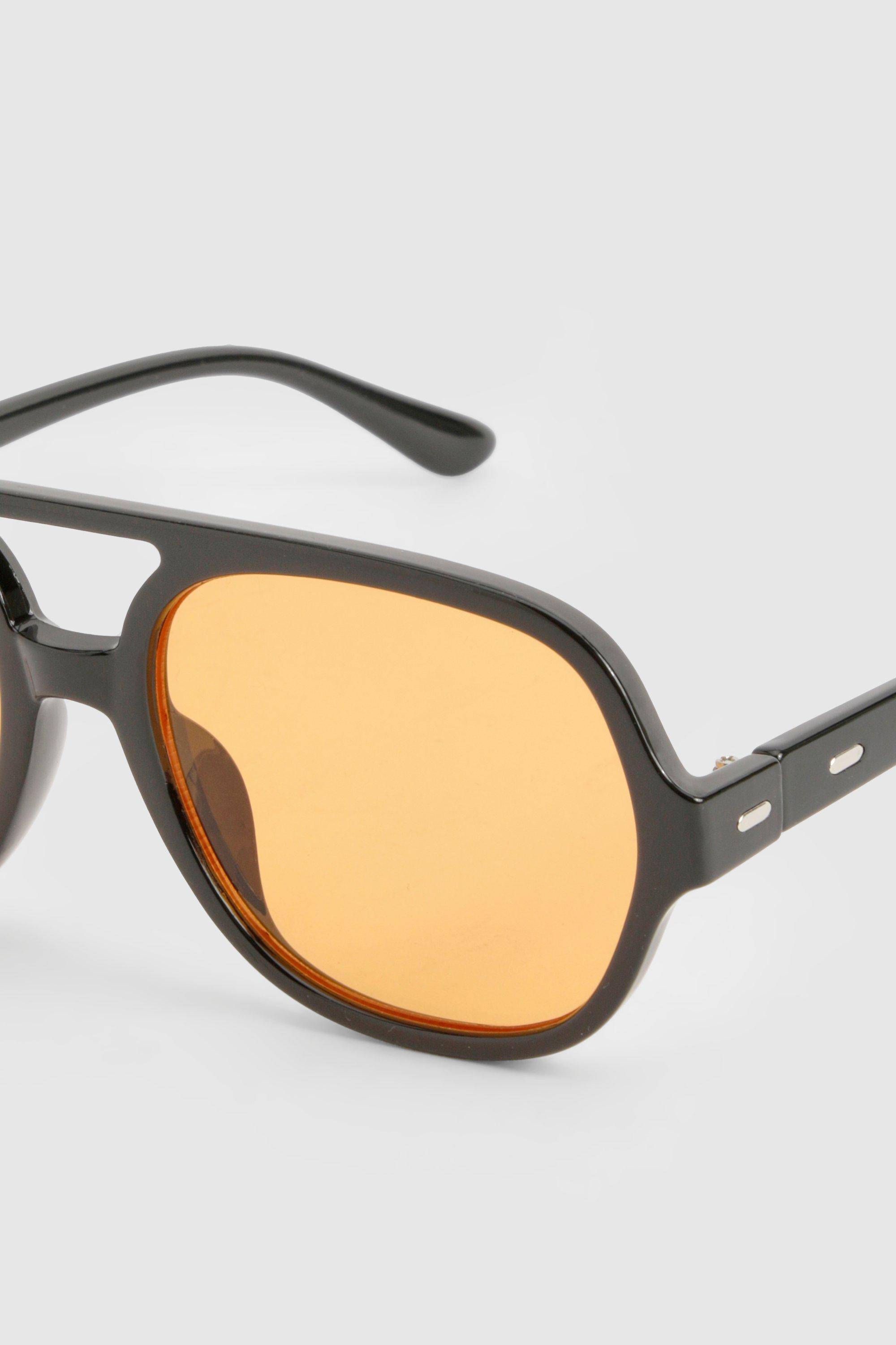 boohoo Lunettes de soleil aviateur à monture épaisse