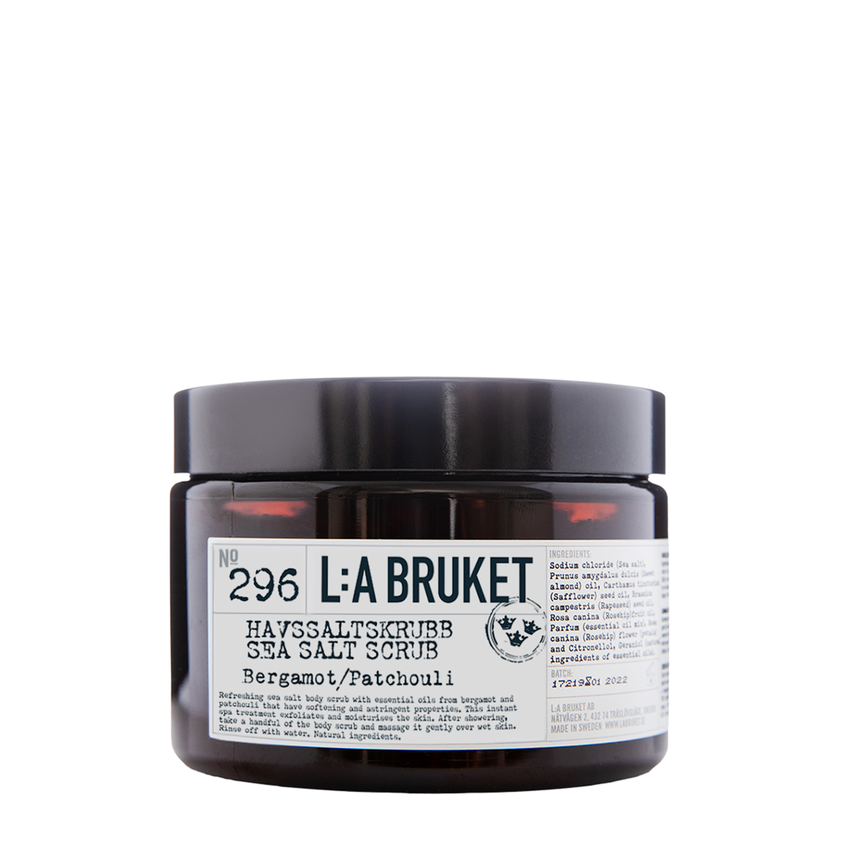 296 SS Scrub Bergamot/Patchouli 420gr