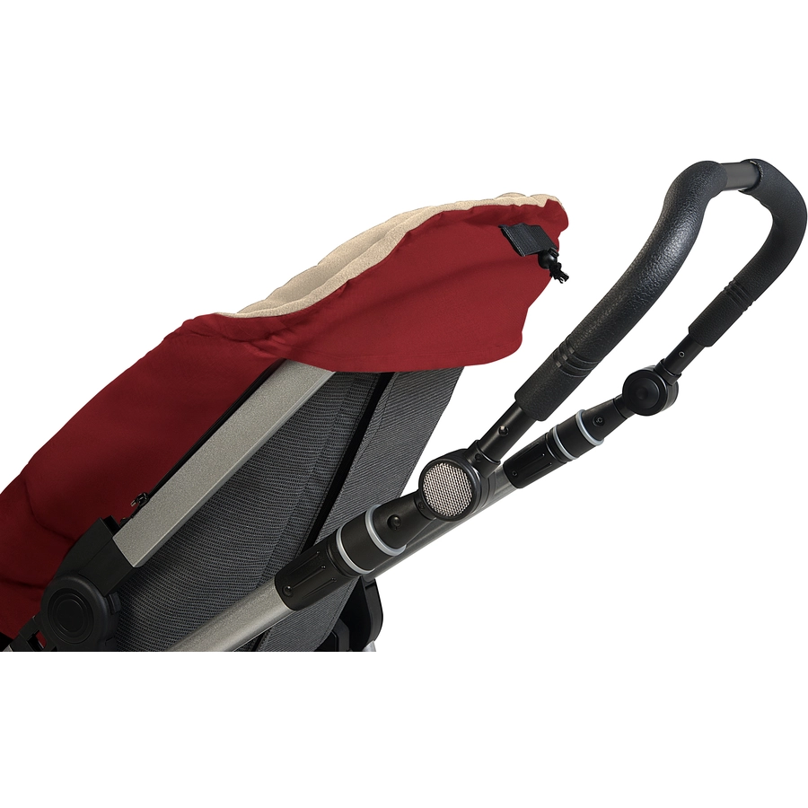 odenwälder Fußsack Oskar red velvet