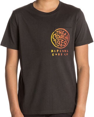 Rip Curl Multi Art SS Tee T-shirt, Pirate Black