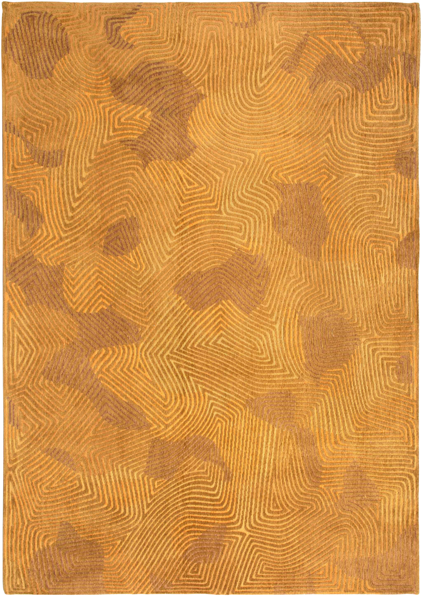 Ecorugs vloerkleed Coral goud 80x150 cm 170x240 cm