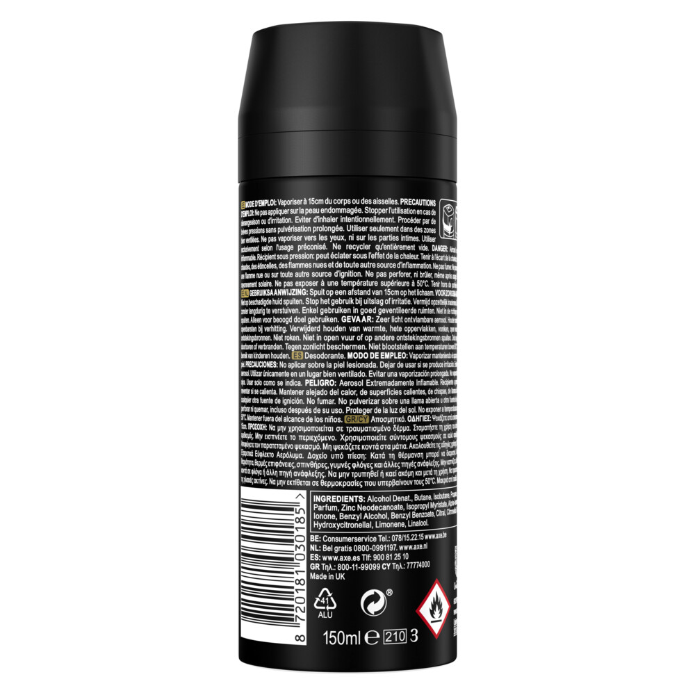Axe Deodorant Bodyspray Gold150 ml