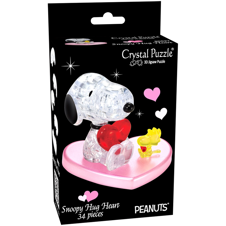 HCM Kinzel Crystal Puzzle Snoopy in Love Mehrfarbig
