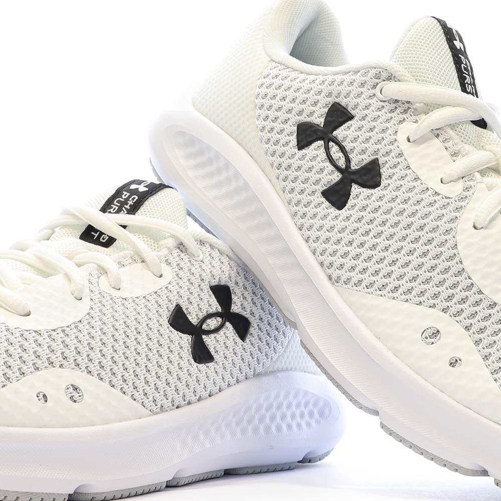 Under Armour Chaussures de Running Blanches Femme Under Armour Charged Pursuit 3