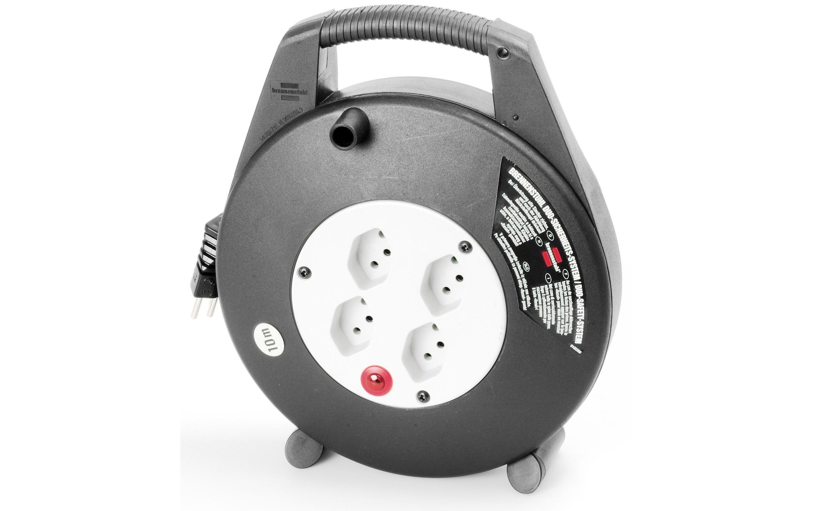 Kabelbox Vario-Line VL-X 10 mKabelbox mit 4x T13-Steckdosen, schwarz
