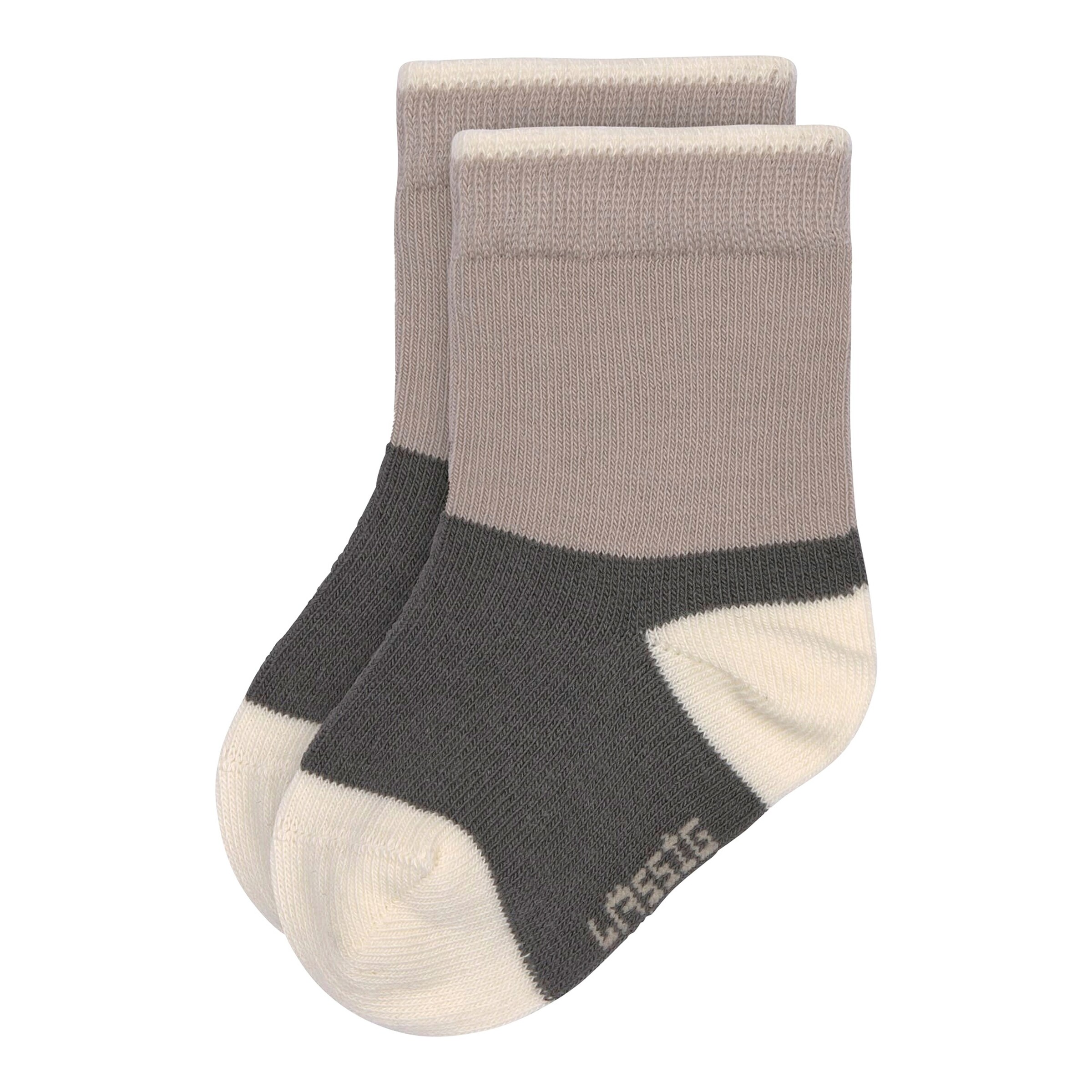 Lässig 3er-Pack Socken taupe/grau