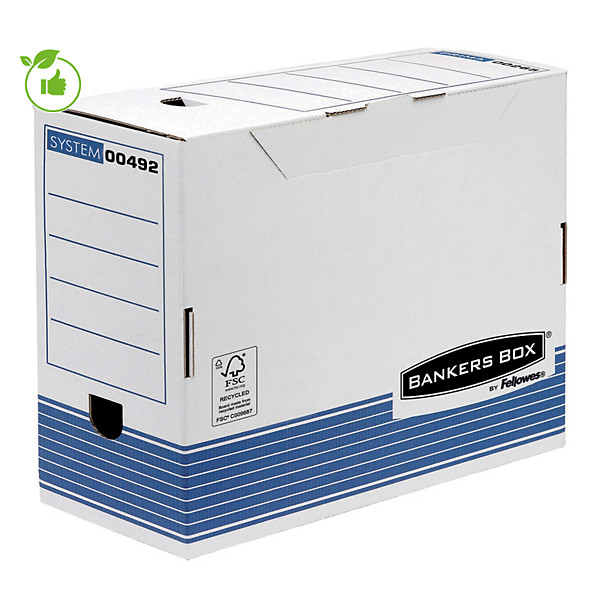 10 boîtes archives automatiques Fellowes Dos 15 cm
