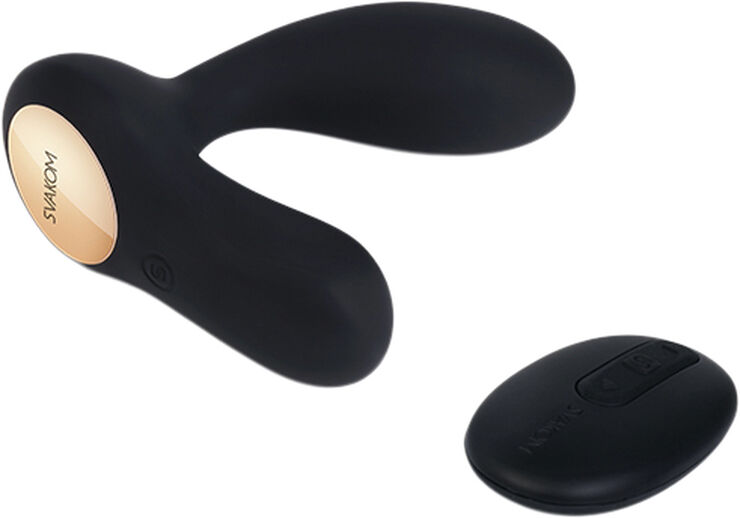 Svakom Vick Anal Vibrator med Fjernstyring Sort