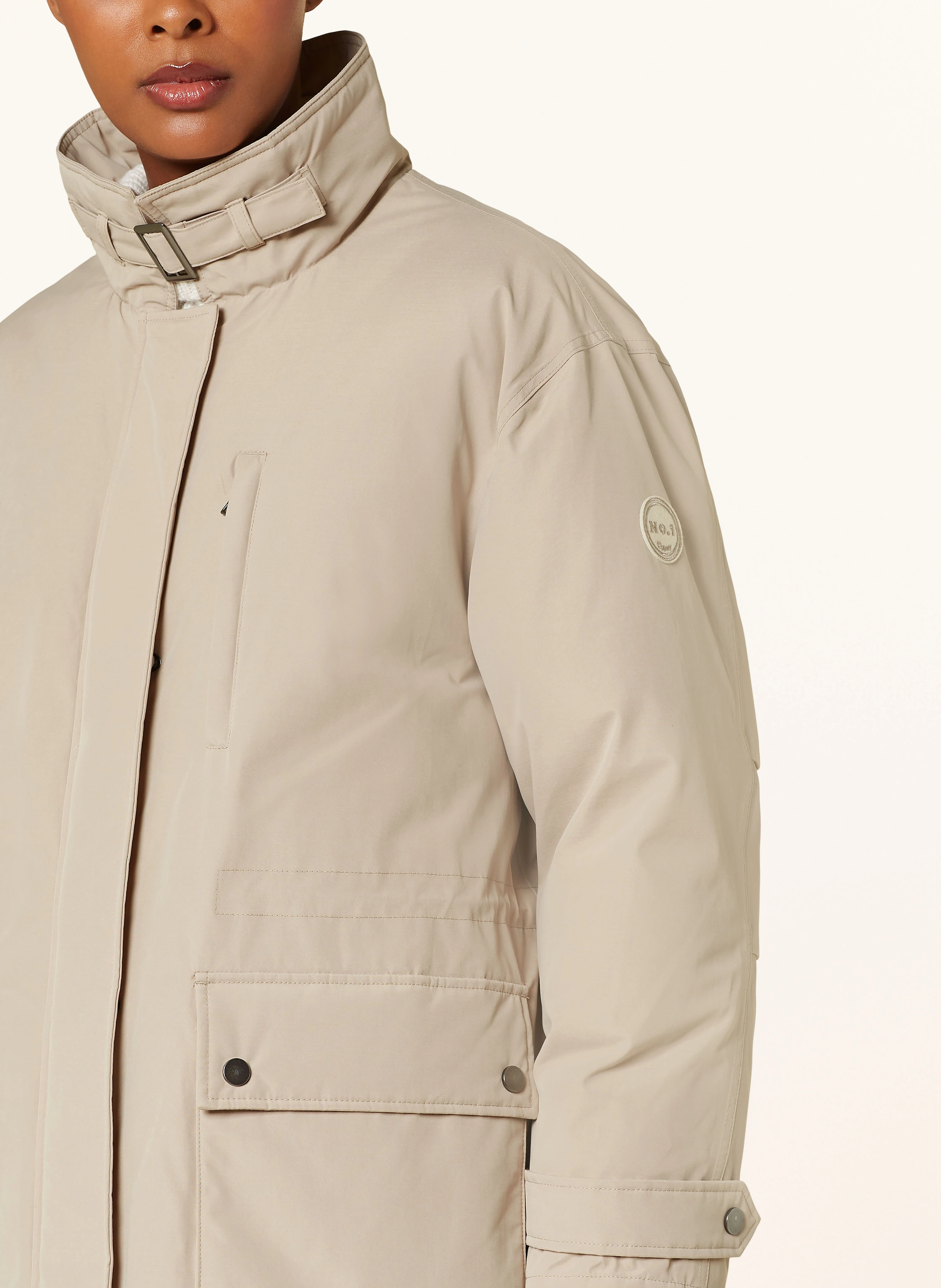 No.1 Como Parka MIRA mit abnehmbarem Kunstpelz