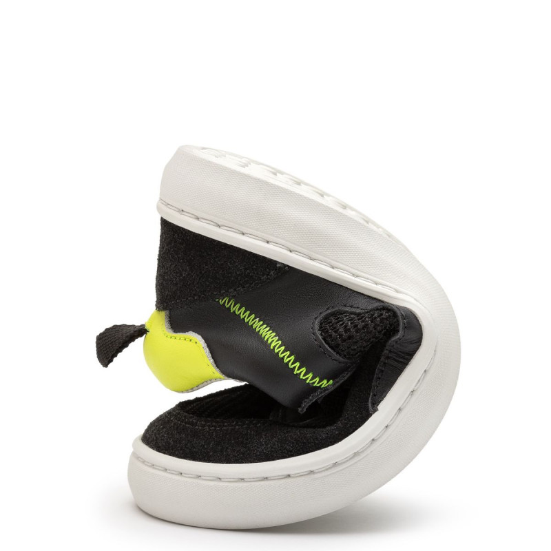 Tip Toey Joey Tip Toey Joey Kidos Sneakers Step Black Amarelo Neon