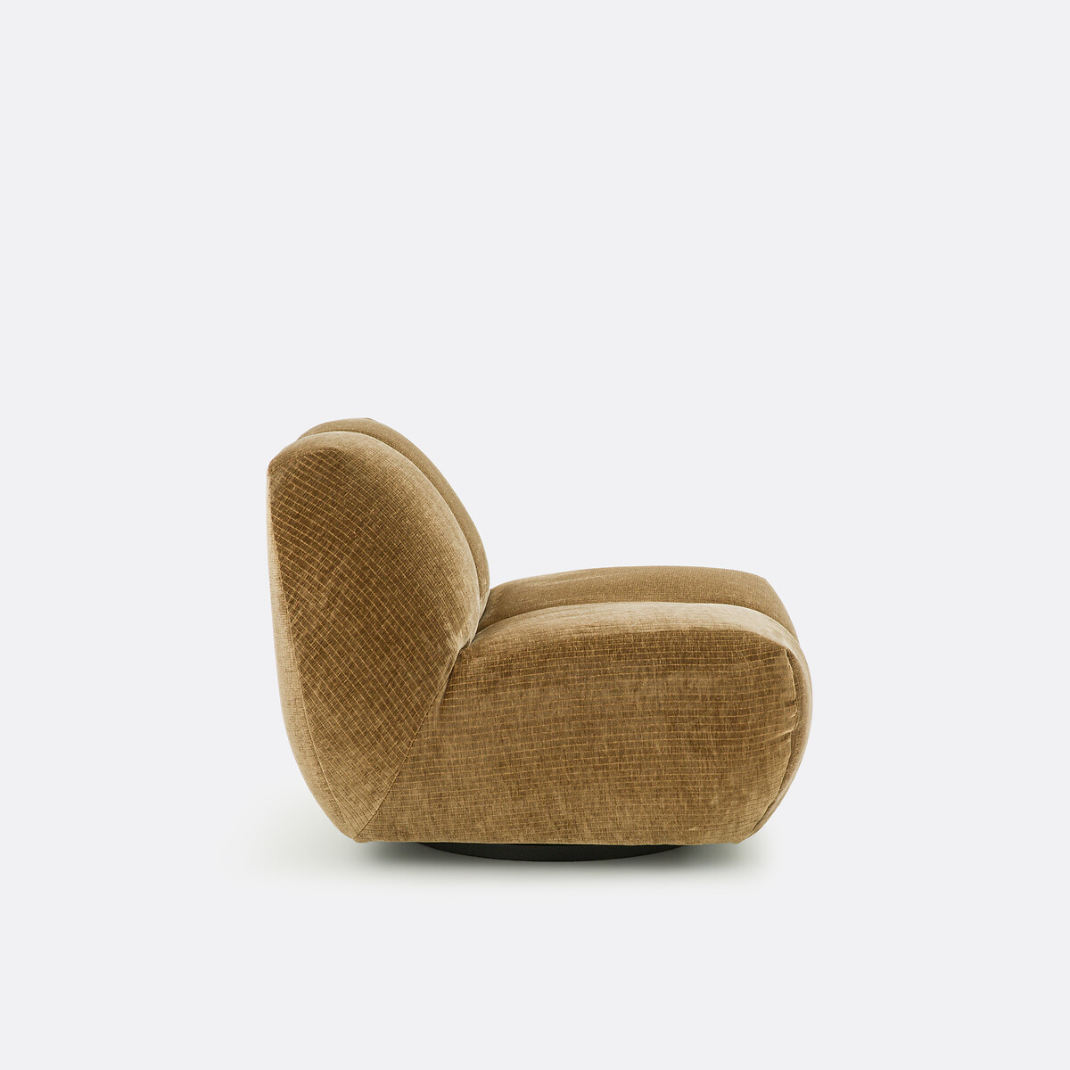 LA REDOUTE INTERIEURS<br>Draaibare fauteuil, vintage ribfluweel, Nuria