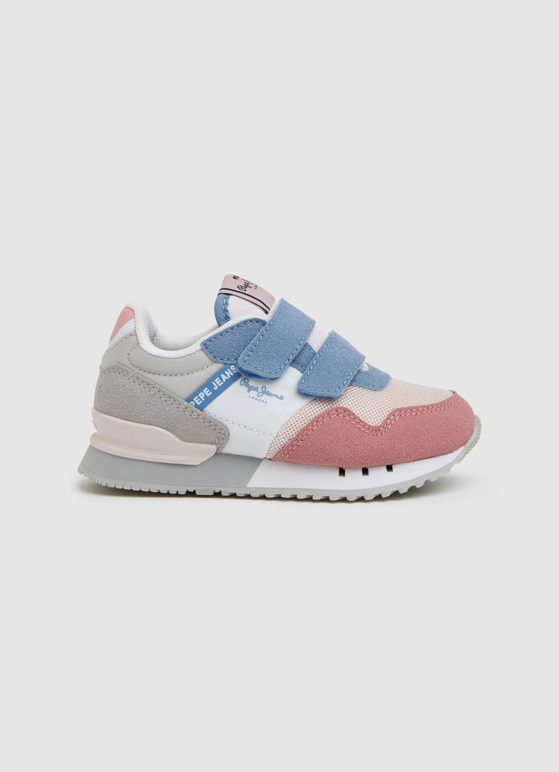 Tênis London Basic Combined - rosa lavado