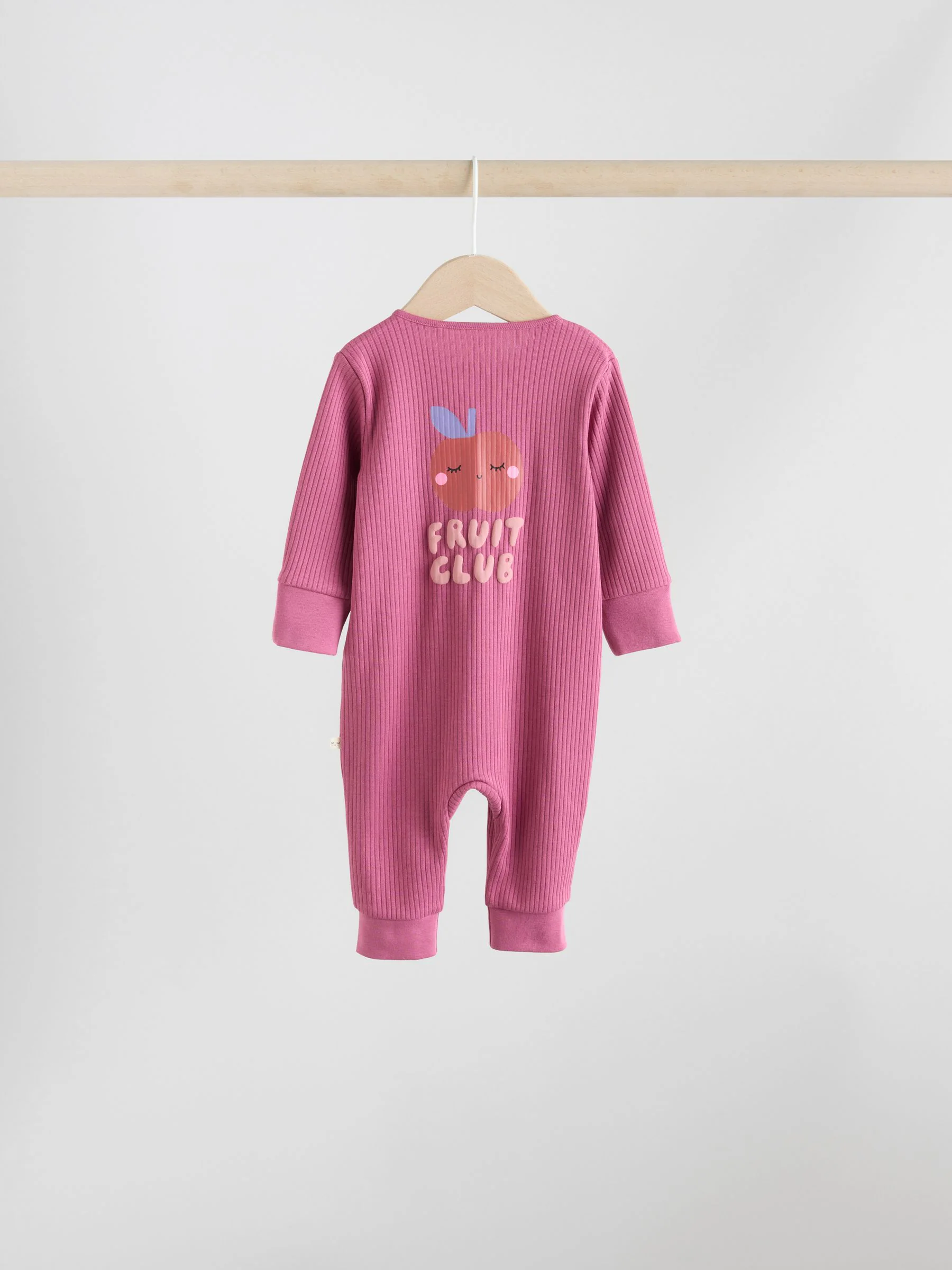 Meerkleurig met bloemenprint - Verpakking van 3 babyslaappakjes met tweewegrits (0 mnd - 3 jr)