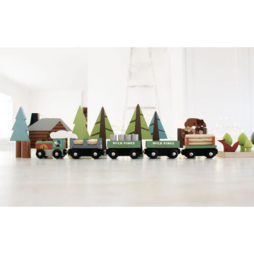 Tender leaf toys treinbaan dennenbos