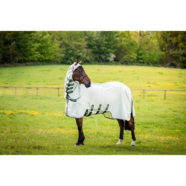 Eczeemdeken Rambo Sweet Itch Hoody Full Neck Lichtgroen