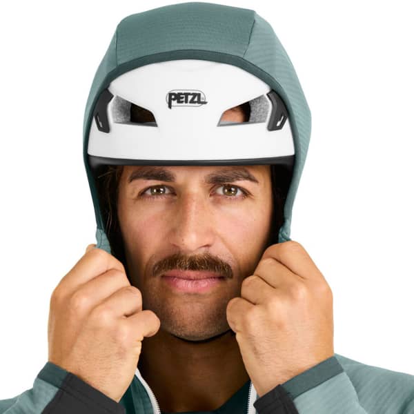 Veste polaire randonnée ORTOVOX FLEECE RIB HOODY ARCTIC GREY