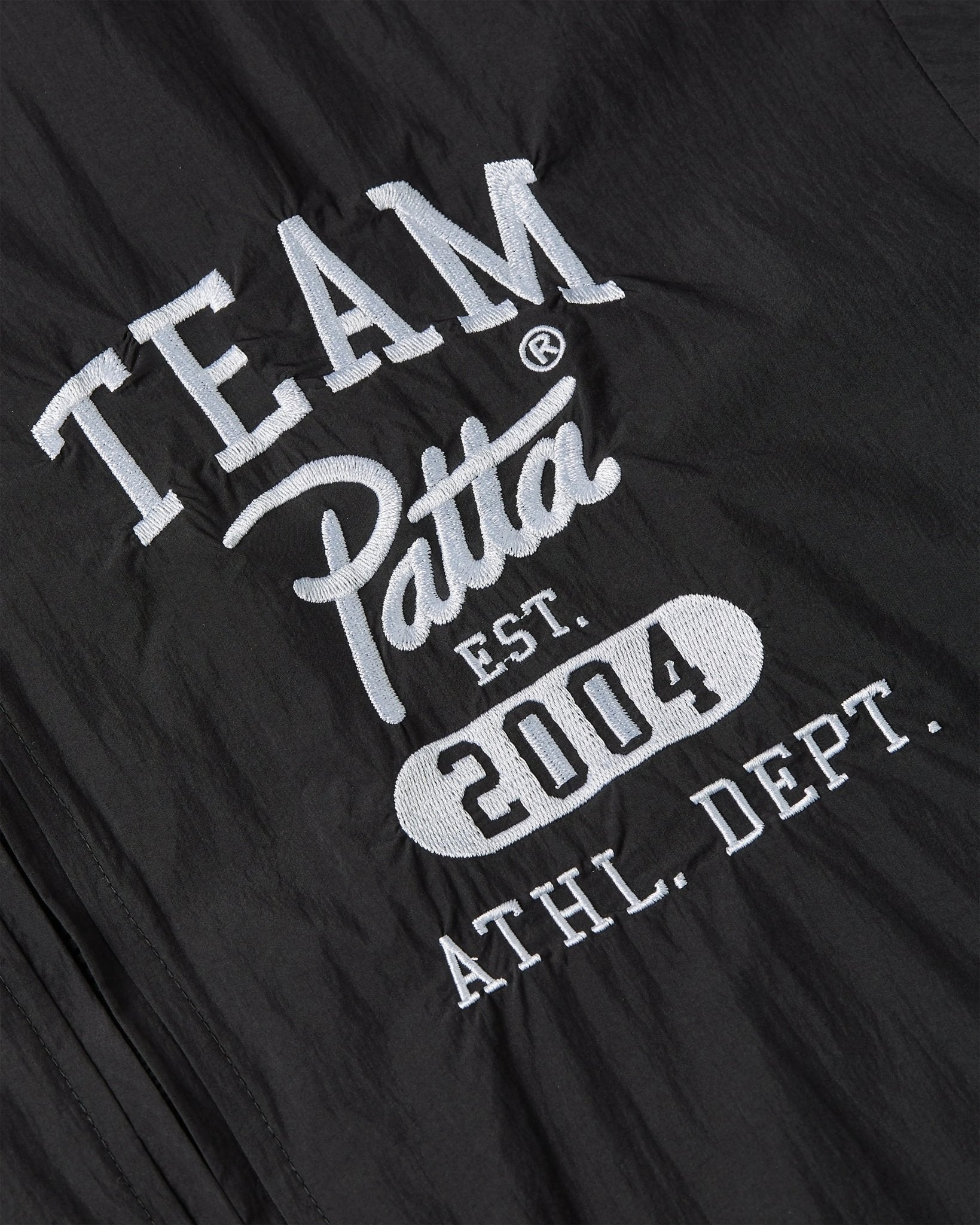 Patta Athletic Nylon Track Jacket (Black)