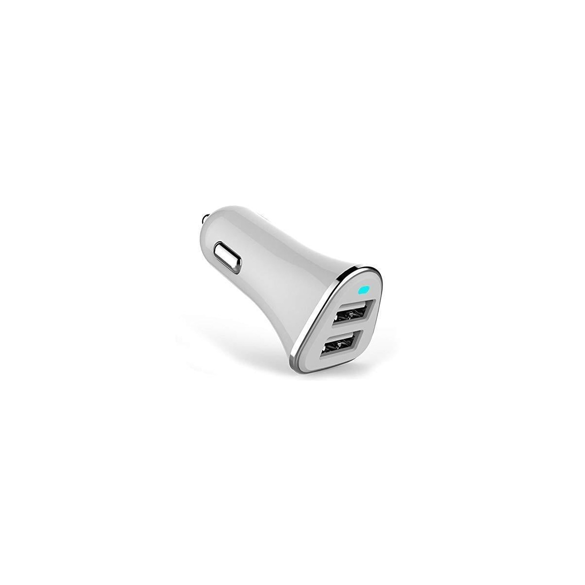 NORDIQZENZ Billader 2,4A, 2xUSB, Hvit