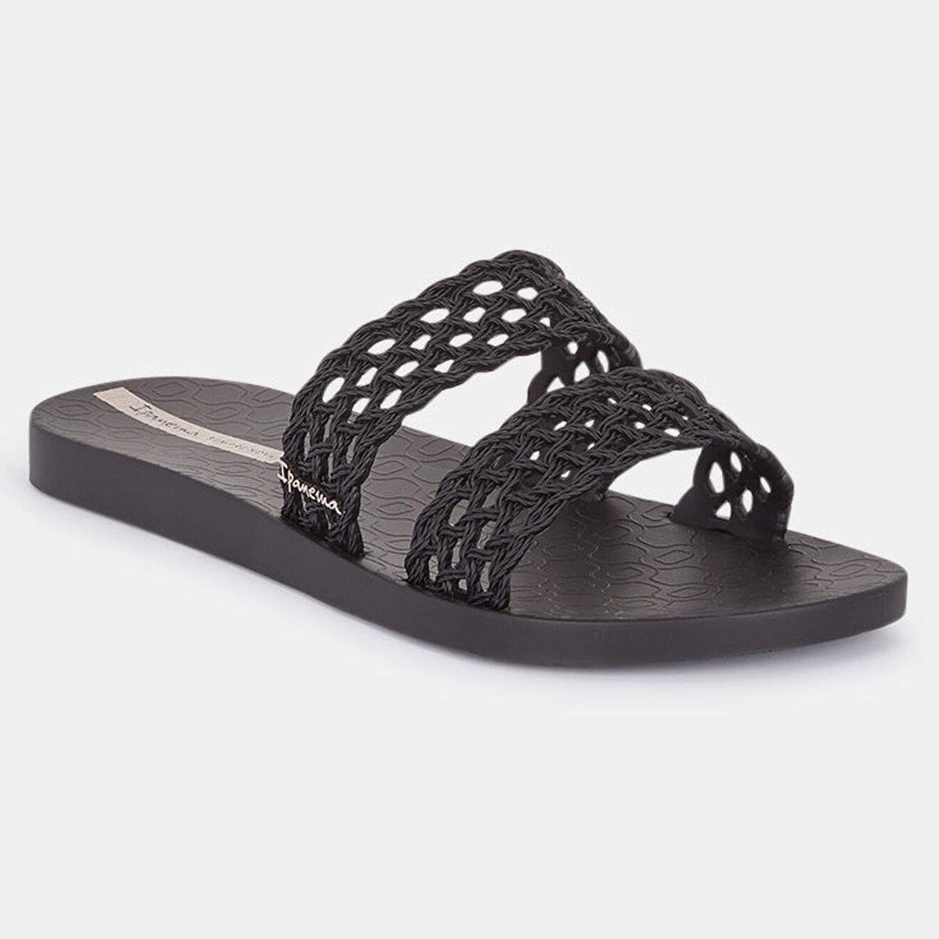 Ipanema Mules Renda en matière recyclée noires