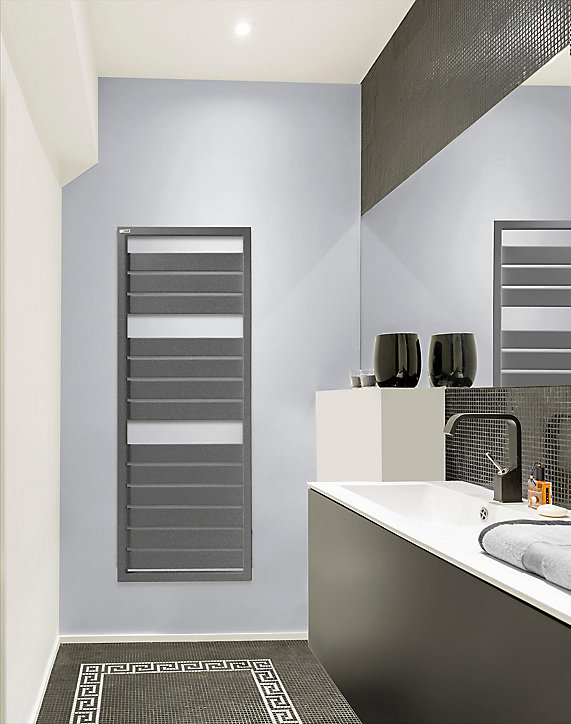 Radiateur sèche-serviettes eau chaude Acova Astrakan grey aluminium 608W