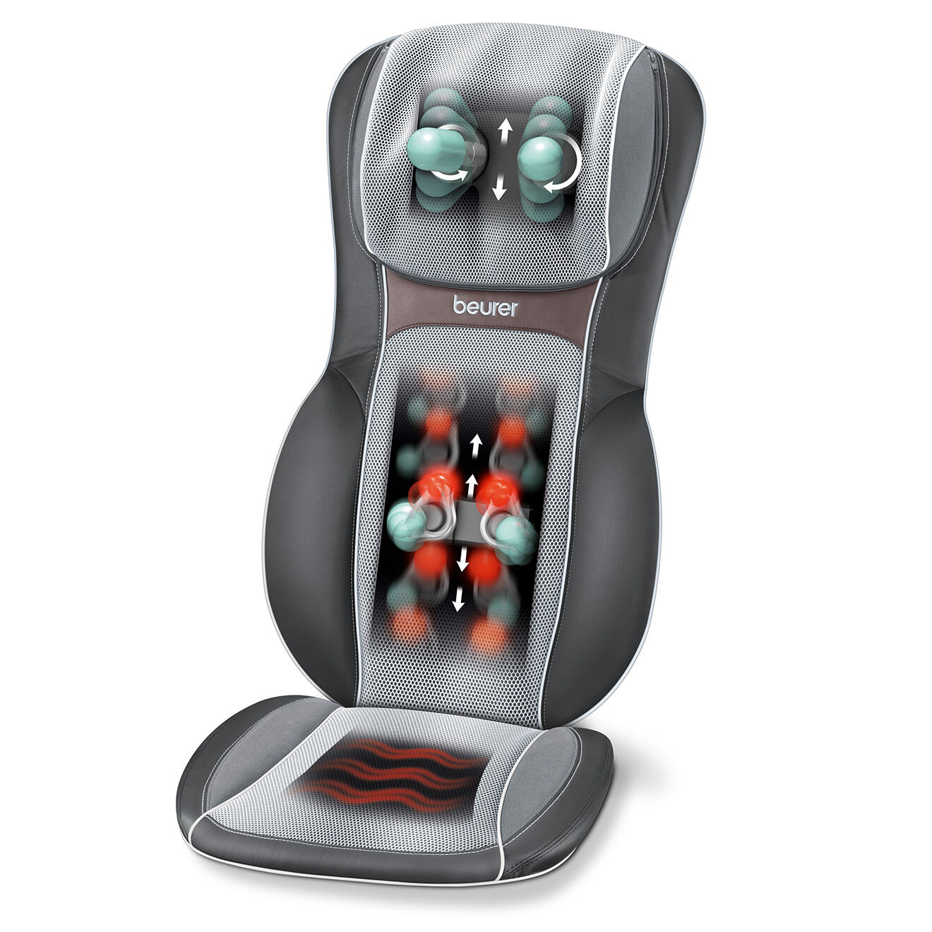 Beurer Housse de siège de massage shiatsu noire