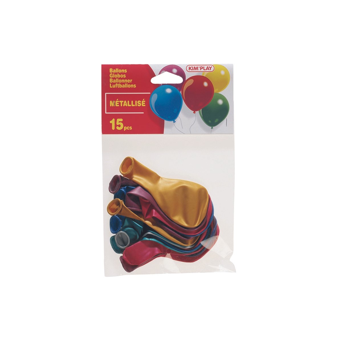 Ballons à gonfler métallisés