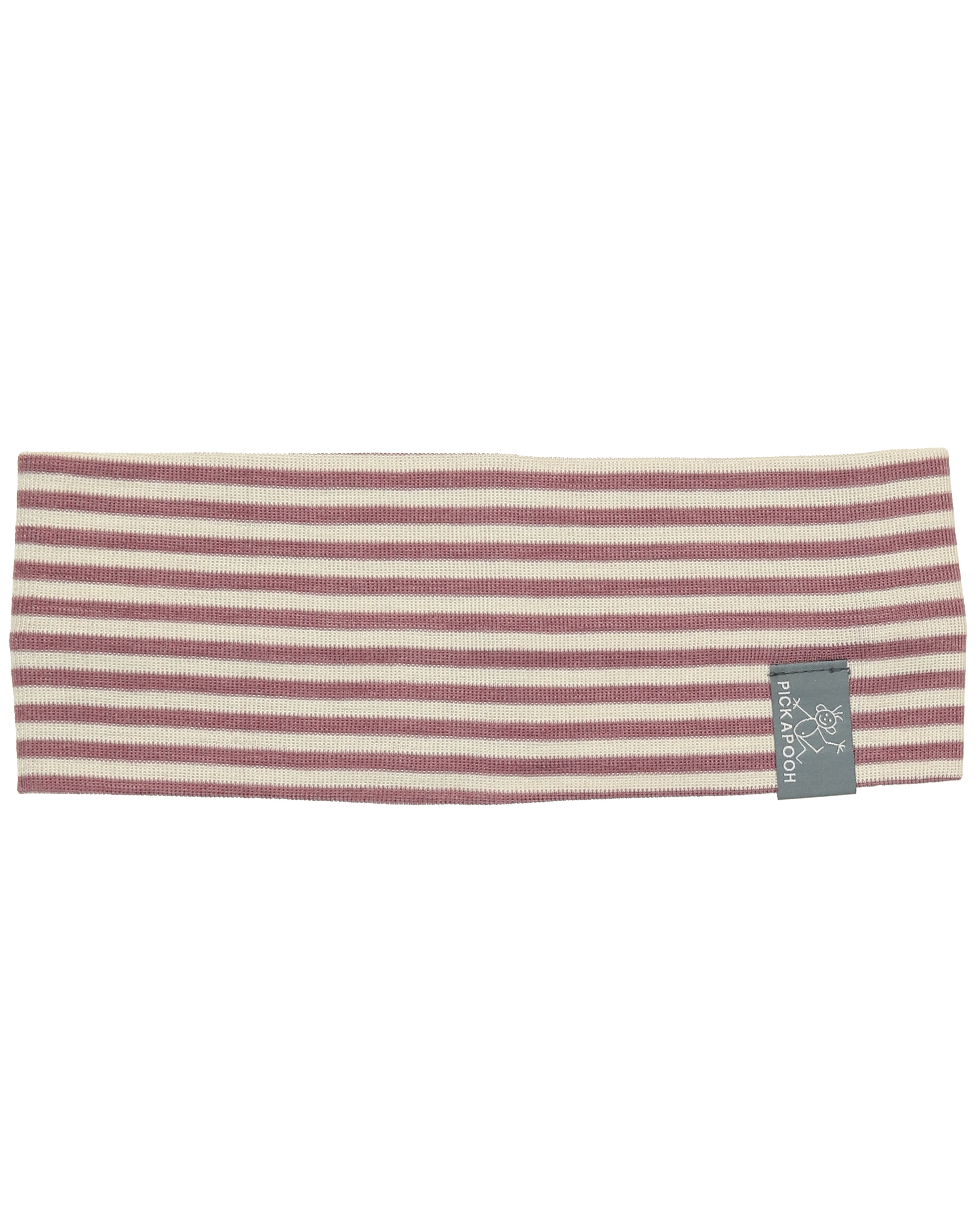 Stirnband COSY gestreift in alt rosé/natur