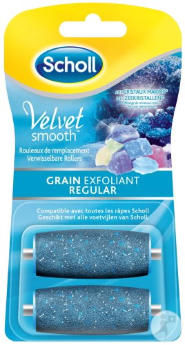 Scholl Velvet Smooth Gentle Marine Minerals Rouleaux De Remplacement 2 Pièces