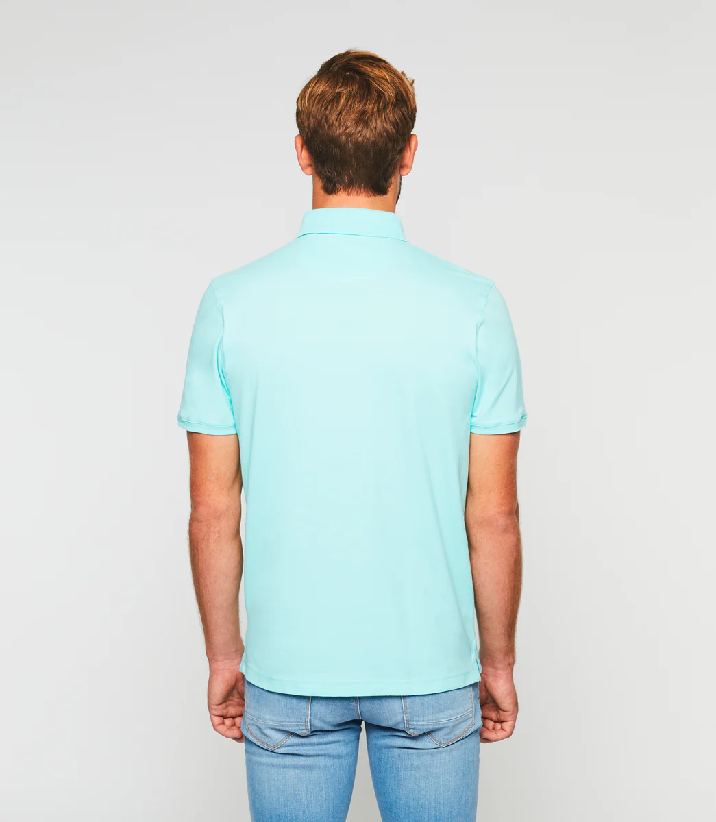 Polo manches courtes vert 