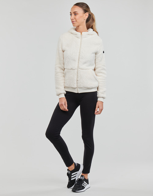 Only Play - ONPFLUFFY LS ZIP HOOD JACKET - Blanc