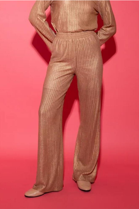 Studio Amaya gouden dames broek