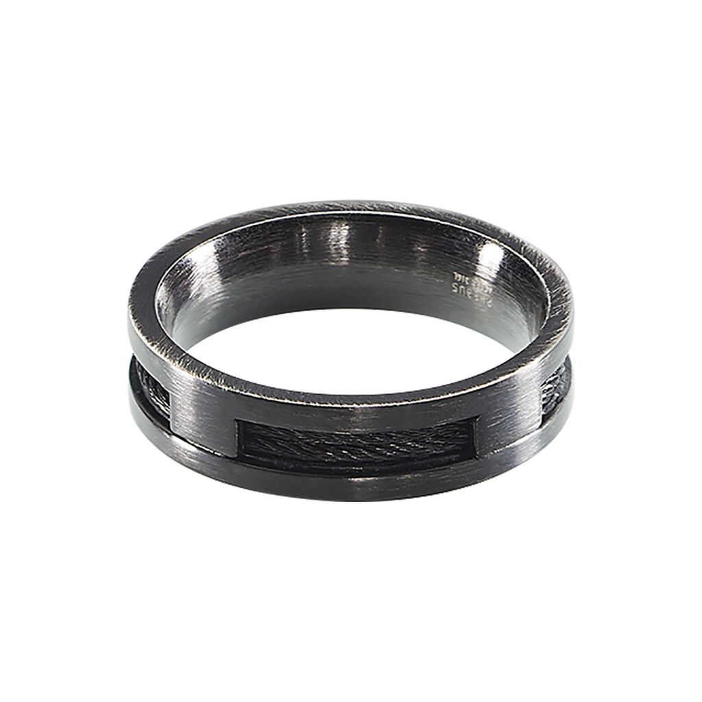 Bague Phebus Him Cosme Acier Noir