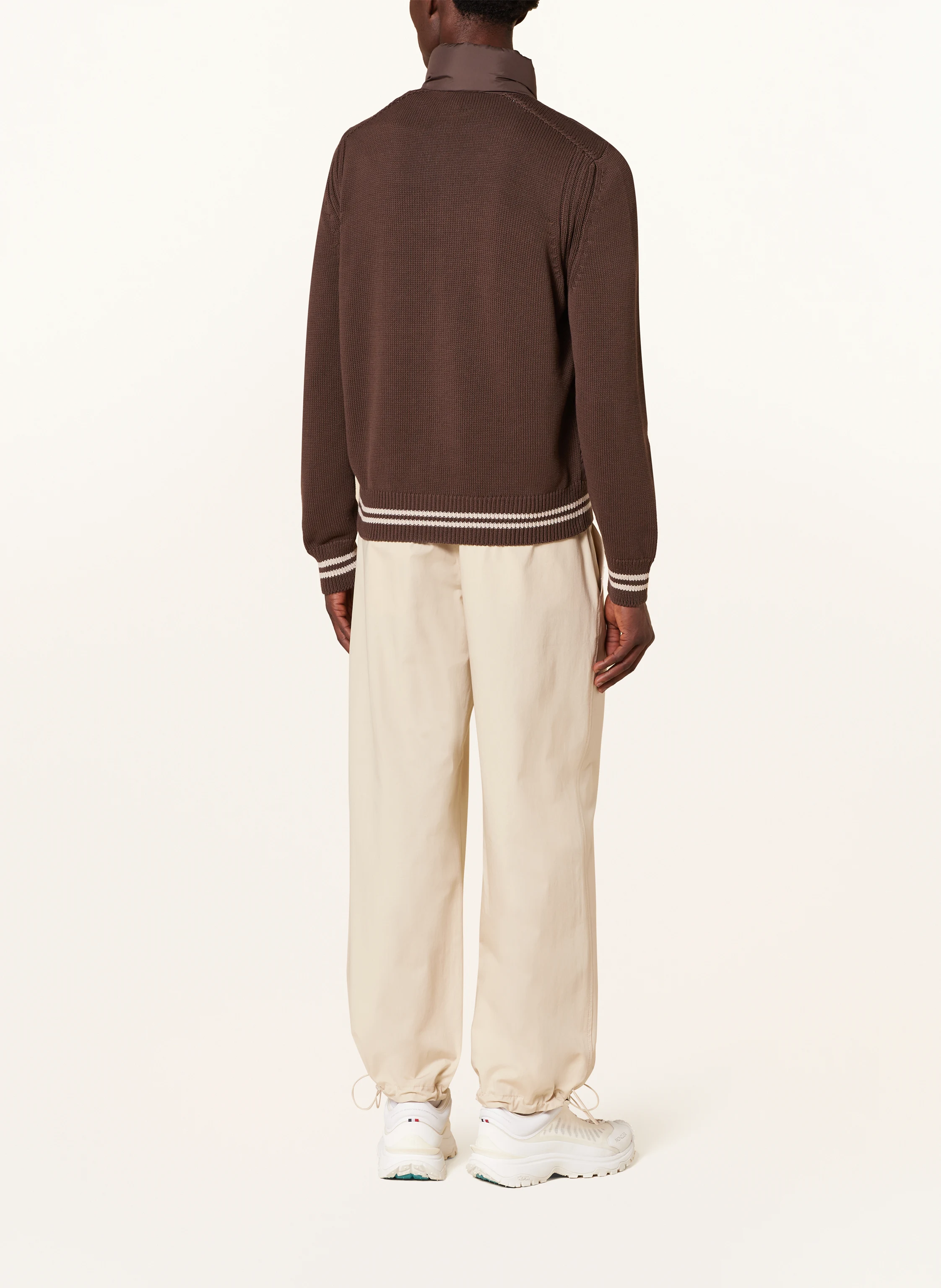 MONCLER Daunenjacke im Materialmix